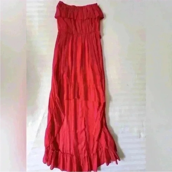 Annabelle Pink Strapless Sundress - Picture 2 of 3